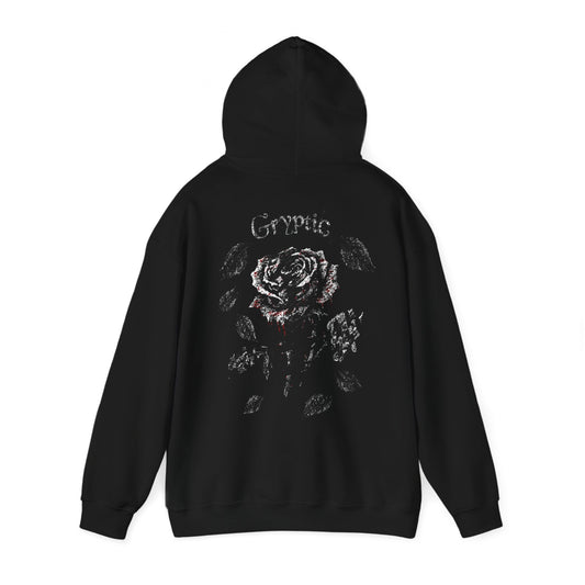 Fractured Rose Hoodie Backprint
