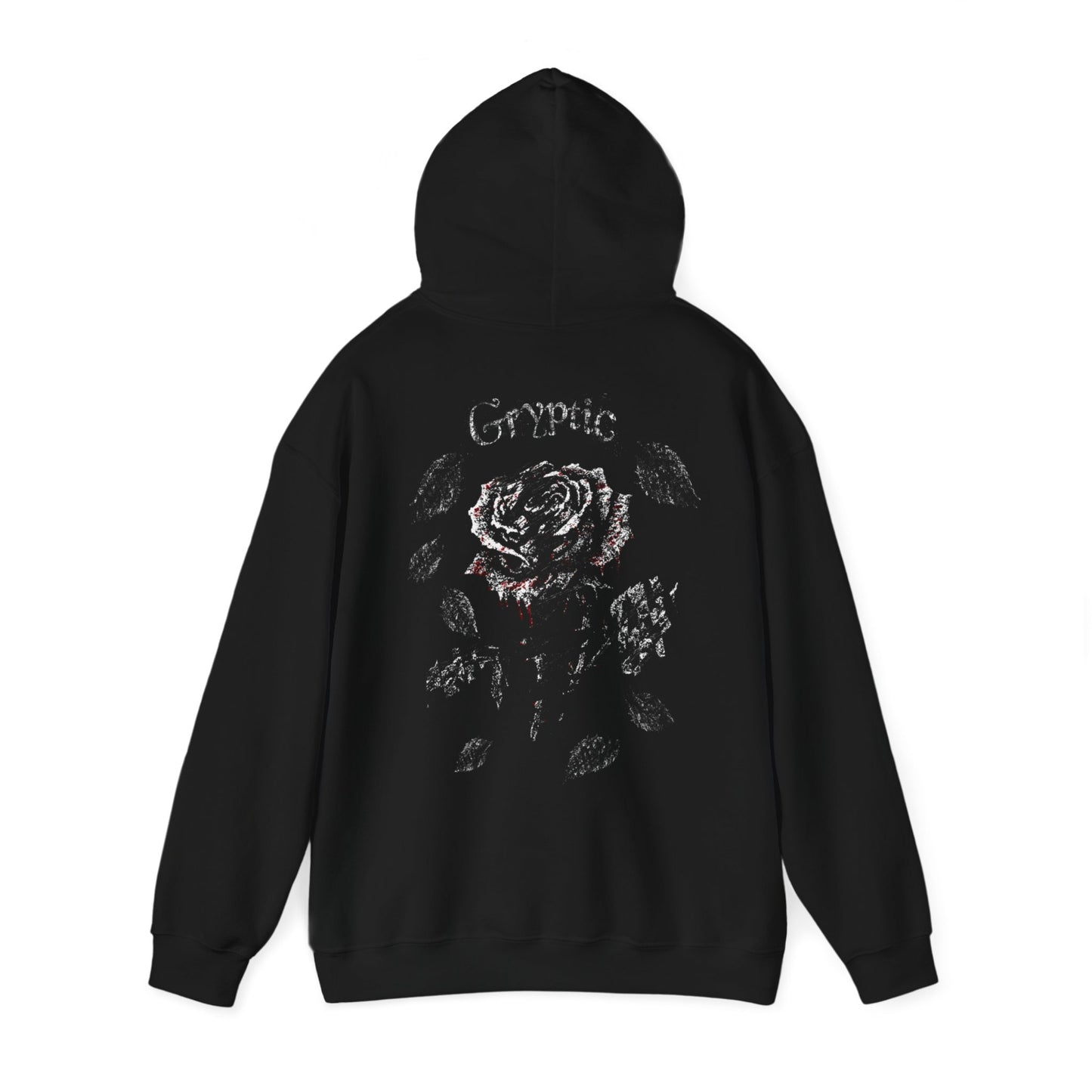 Fractured Rose Hoodie Backprint
