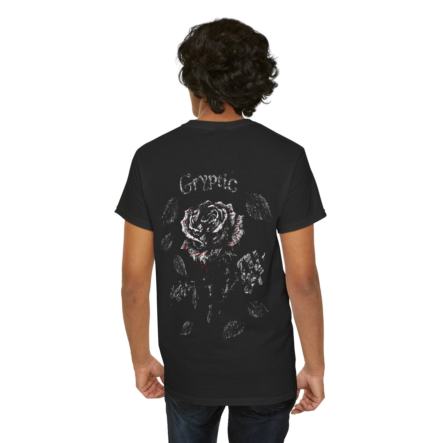 Fractured Rose Tee Backprint