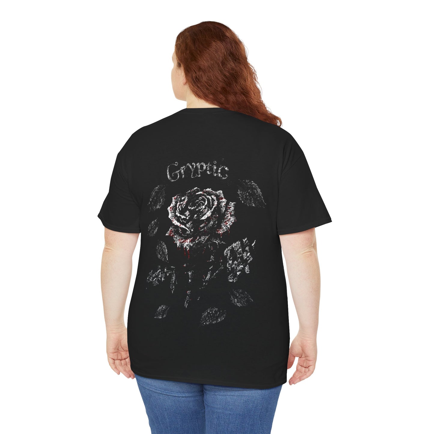 Fractured Rose Tee Backprint
