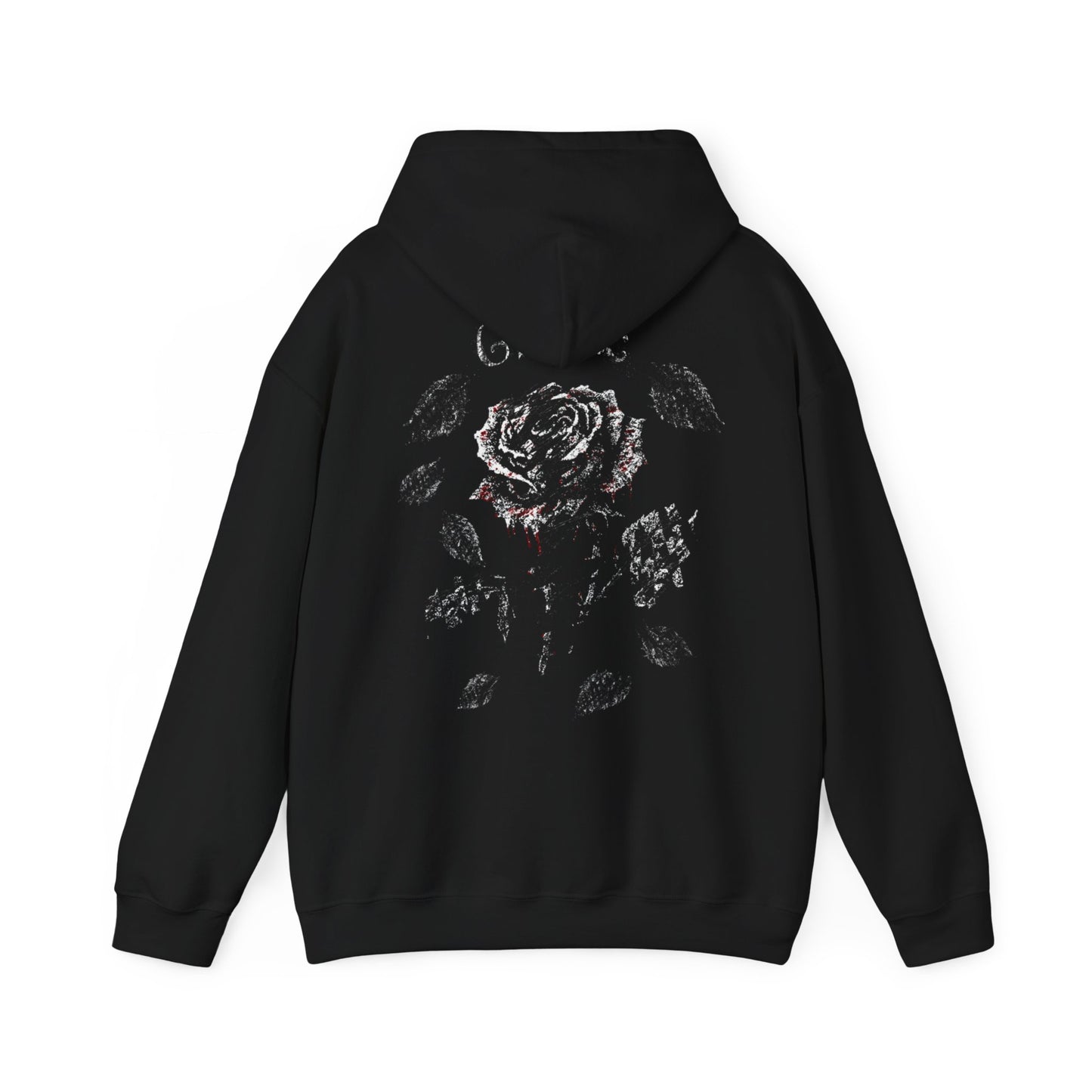 Fractured Rose Hoodie Backprint