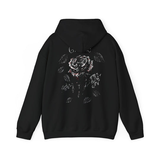 Fractured Rose Hoodie Backprint