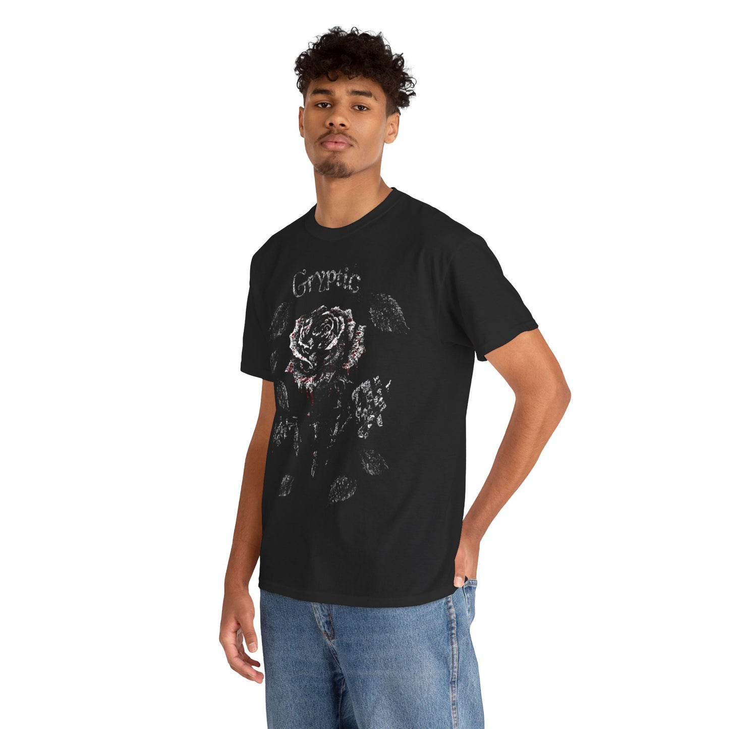 Fractured Rose Tee Frontprint