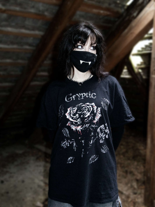 Fractured Rose Tee Frontprint